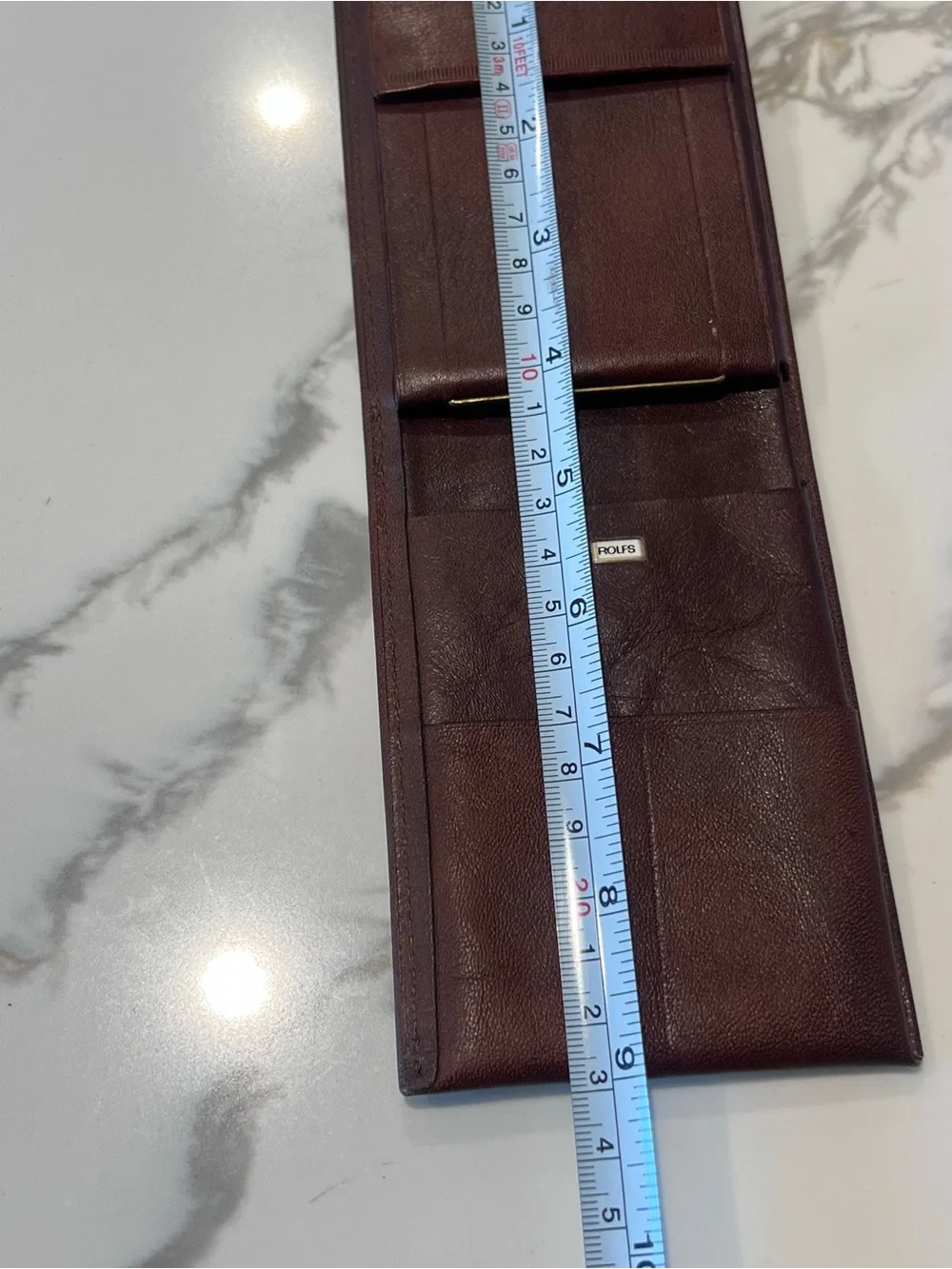 VINTAGE Rolfs Cowhide Brown Leather Wallet